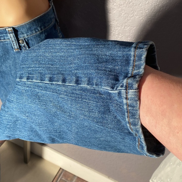 WRANGLER - jeans: ‘As Real As’ blue, pockets, zip, belt hoops, button - 12x30/L - Picture 12 of 16